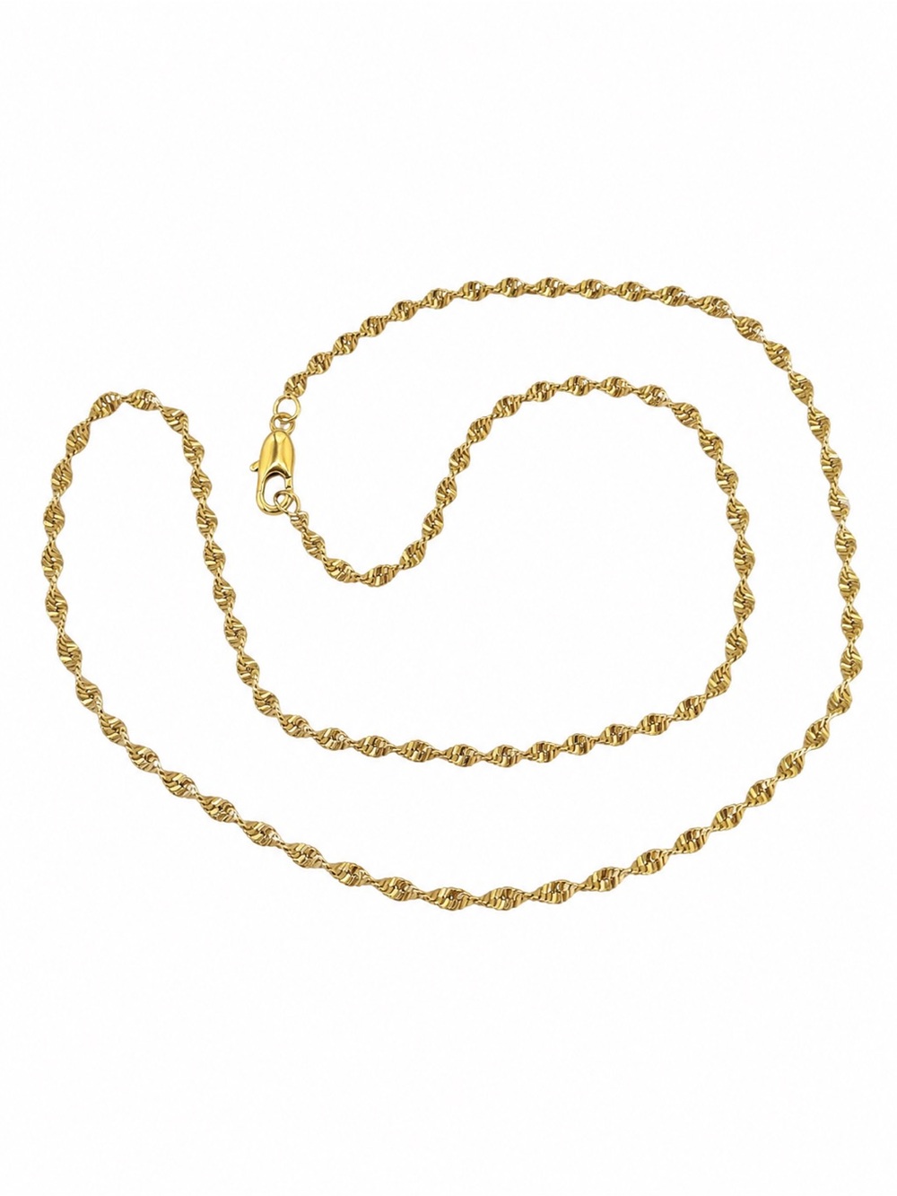 Gold-Filled Twist Chain Necklace